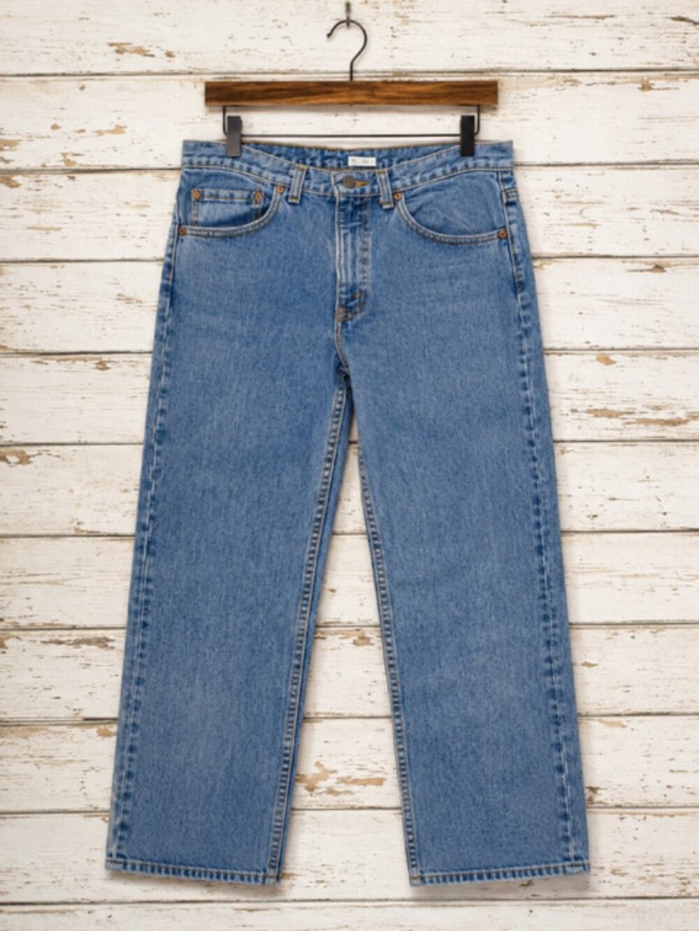 Vintage Levi’s 512 Jeans 32x34 Made in USA Medium Wash Straight Leg 100% Cotton